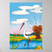 Storch | Adortable Animal Poster (Vorne)