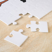 Storch als Lehrer mit Buch Puzzle (Seite)