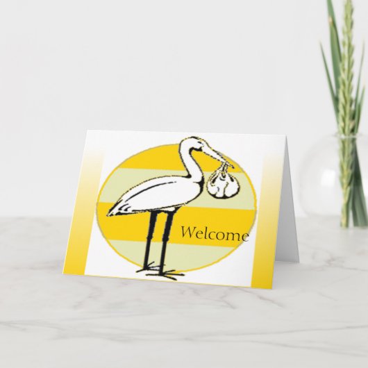 Storch Ankündigung (Vorderseite)