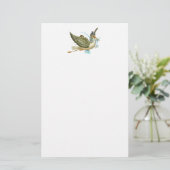 STORCH-BABYPARTY BRIEFPAPIER (Stehend Vorderseite)