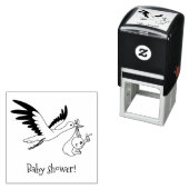 Storch Carry Bundle Baby Dusche Permastempel (Beispiel)