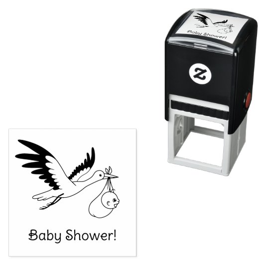 Storch Carry Bundle Baby Dusche Permastempel (Beispiel)