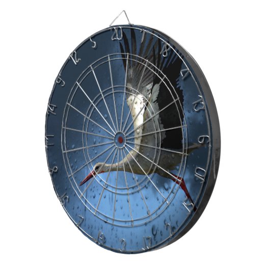 Storch Dartscheibe (Vorderseite rechts)