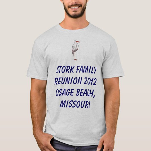 Storch-Familien-Wiedersehen 2012 T-Shirt (Vorderseite)