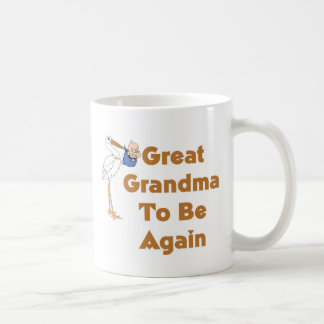 Storch-große Großmutter, zum wieder zu sein Kaffeetasse