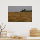 Storch im Maisfeld Poster (Küche)