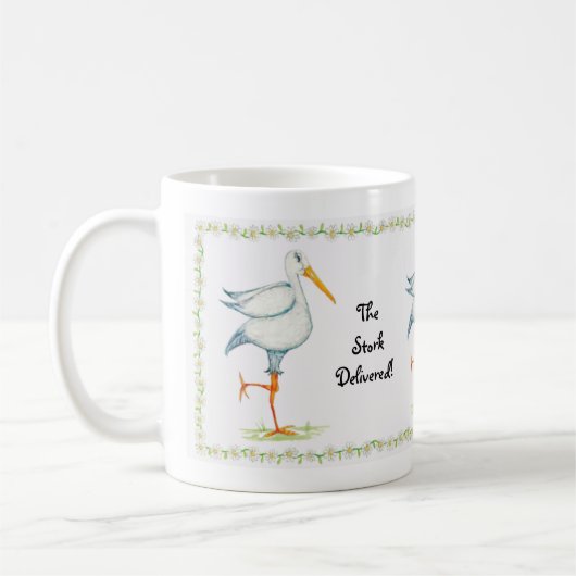 Storch-Lieferung Kaffeetasse (Links)