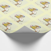 Storch-Lieferungs-Designer-Baby Geschenkpapier (Ecke)