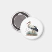 Storch Magnet (Vorderseite/Rückseite)