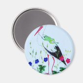 Storch Magnet (Vorderseite/Rückseite)