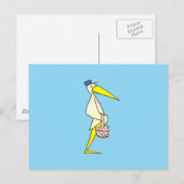 Storch Merchandise Postkarte (Vorne/Hinten)