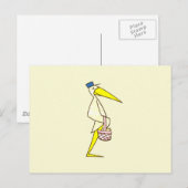 Storch Merchandise Postkarte (Vorne/Hinten)