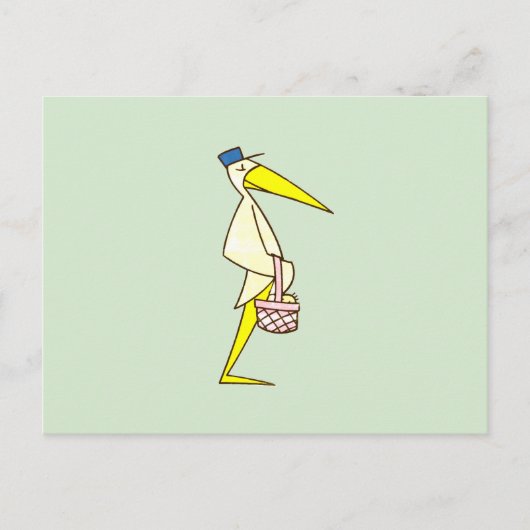 Storch Merchandise Postkarte (Vorderseite)