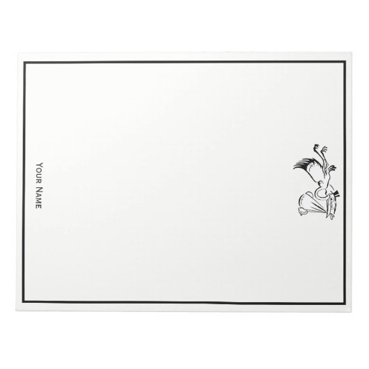 Storch Nr. 1 Notizblock (Vorderseite)