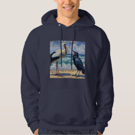 Storch Rabe Verrückt – Strandvogel-Banter Hoodie