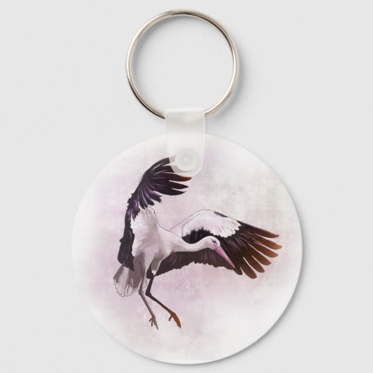 Storch Schlüsselanhänger (Vorderseite)
