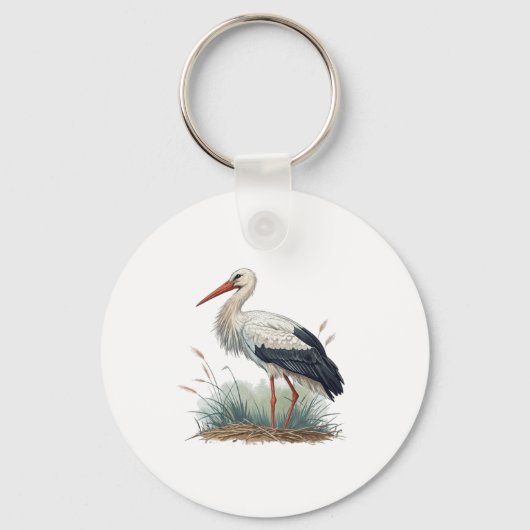 Storch Schlüsselanhänger (Vorderseite)