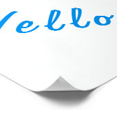 Storch Tragen Baby Poster Malerei Spaß Ihren Text (Ecke)