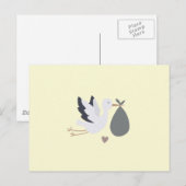 Storch-Werbung Postkarte (Vorne/Hinten)