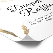 Storch - Windel-Raffle-Poster Poster (Ecke)