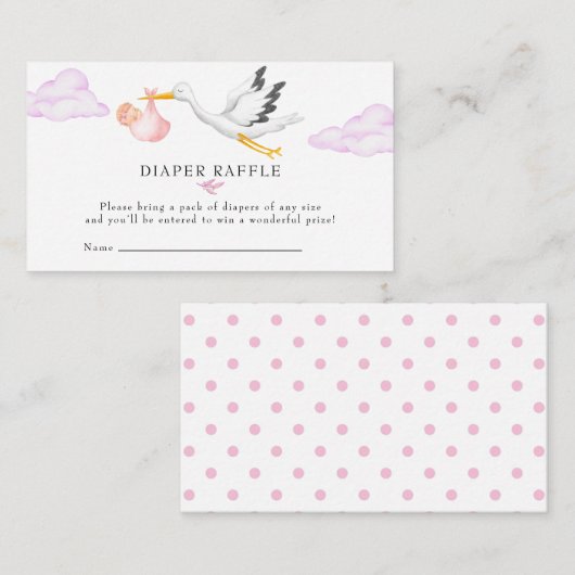 Storch | Windelrumpf Begleitkarte (Vorne/Hinten)