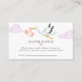 Storch | Windelrumpf Begleitkarte (Vorderseite)