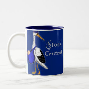 Storch-ZentralTasse Zweifarbige Tasse