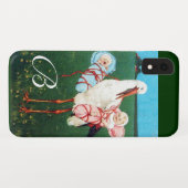 STORCH ZWILLINGS-BABYSHOWER-MONOGRAMM Case-Mate iPhone HÜLLE (Rückseite (Horizontal))