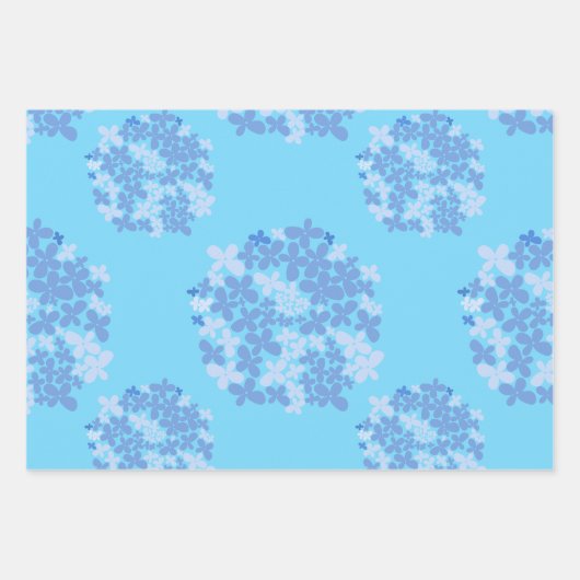 Storchen und wilde Blume Geschenkpapier Set (Vorderseite 3)