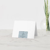 Storchendusche für Mädchen Einladung (Rückseite)