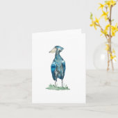 Storchenkarte Karte (Gelbe Blume)