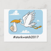 Storchenwache Postkarte (Vorderseite)