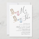 Storchgeschlecht: Einladung (Vorderseite)