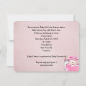 Storchlieferung Einladung (Rückseite)