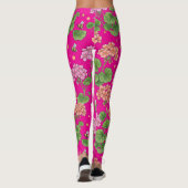 Storchschnabelblüte Leggings (Rückseite)