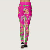 Storchschnabelblüte Leggings (Rückseite)