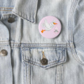Storchtasten für Mädchen Button (Beispiel)