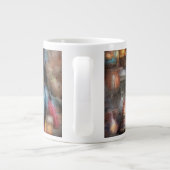 Store - Der belebte Markt Jumbo-Tasse (Rückseite)