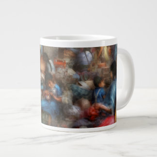 Store - Der belebte Markt Jumbo-Tasse