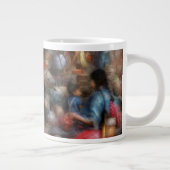 Store - Der belebte Markt Jumbo-Tasse (Rechts)