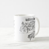 Store Detectives Riving a Supermarket Trolley Kaffeetasse (VorderseiteRechts)