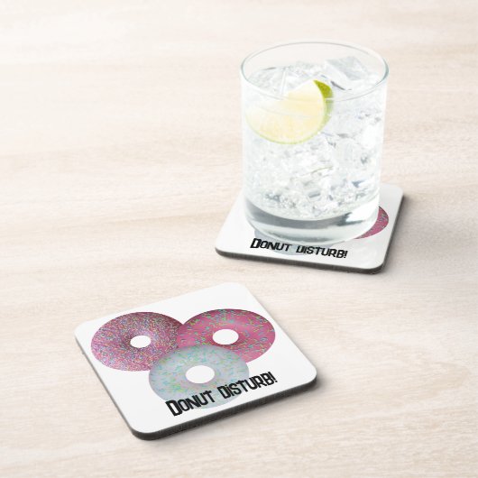Störe dich nicht! getränkeuntersetzer (Rechte Seite)