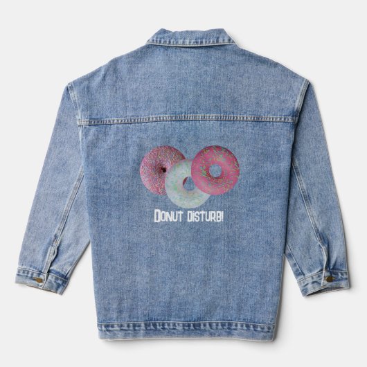 Störe dich nicht! jeansjacke (Rückseite)