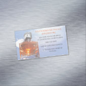 Store/Hersteller/Geschmacksmusterflasche Magnetische Visitenkarte (Beispiel)