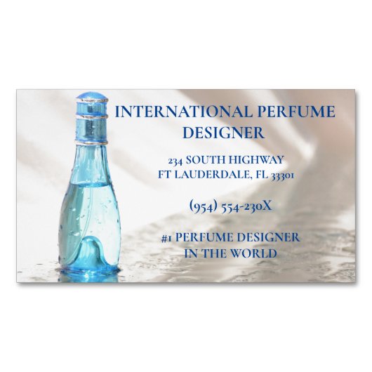 Store/Hersteller/Geschmacksmusterflasche Magnetische Visitenkarte (Vorderseite)