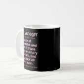 Store Manager Kaffeetasse (Vorderseite Links)