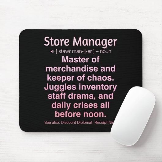 Store Manager Mousepad (Mit Mouse)