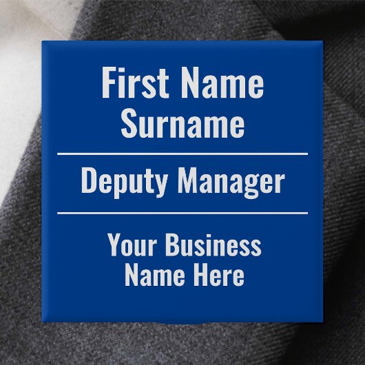 Store Manager oder Shop-Mitarbeiter Button