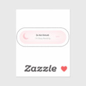 Störe mich nicht, dass ich beschäftigt bin, ein lu aufkleber (Blatt)