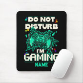 Störe nicht, dass ich Gaming, Retro Video Game Lov Mousepad (Mit Mouse)